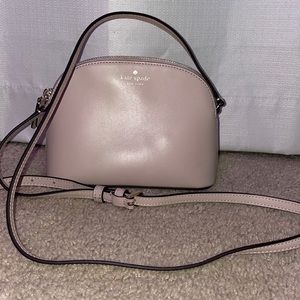 Kate Spade Natural/Pink crossbody purse